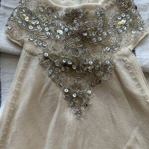 INC. Turtleneck beaded top